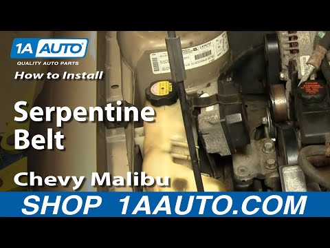 How To Install Replace Serpentine Belt Chevy Malibu 97-03 1AAuto.com