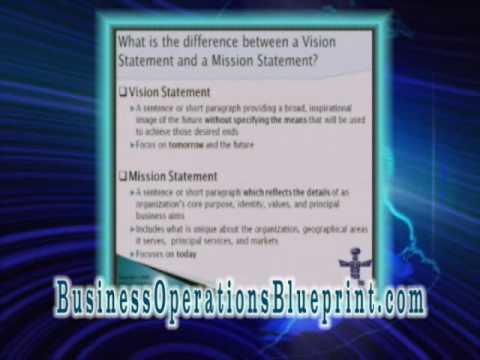 how to define vision and mission statement