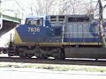 csx w894 special train loaded with military vehicles