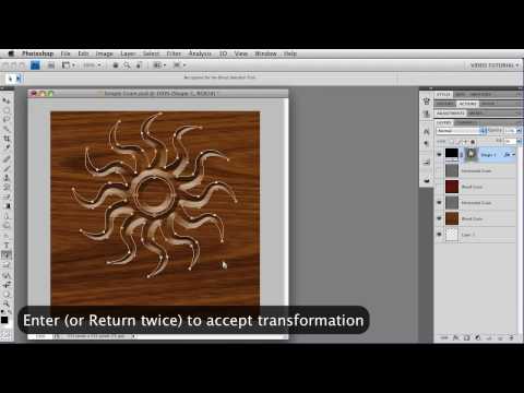 Faux wood carving - Photoshop Tutorial