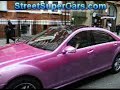 Mercedes S600 Arab Pink Harrods London - Arab cars in London