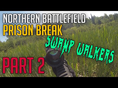 GoPro: Paintball - Prison Break - Part 2 - Swamp Walkers!