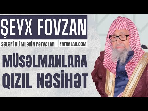 Şeyx Fovzan - Məsələ çox təhlükəlidir. Şeyx Fovzan - Məsələ çox təhlükəlidir.