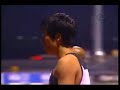 liu xang runs a very fast time again.  terrence trammell runs a personal best