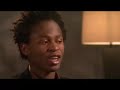 josh rushing interviews former child soldier ishmael beah