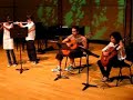 audition du 5 juin au conservatoire de musique de colombes. 2 guitares de la classe de mr jean-pierre semeraro et 2 flutes de la classe de mme anne delage qui interpretent yaravi et vidala, une musique argentine de sergio arriagada, arrangement par raul maldonado. 
france musique tf1  m6  m6musique  france2   france3   arte  canal plus   canal +  lci  france 24   itele