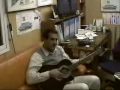 Behrooz playing guitar iranian worker in korea