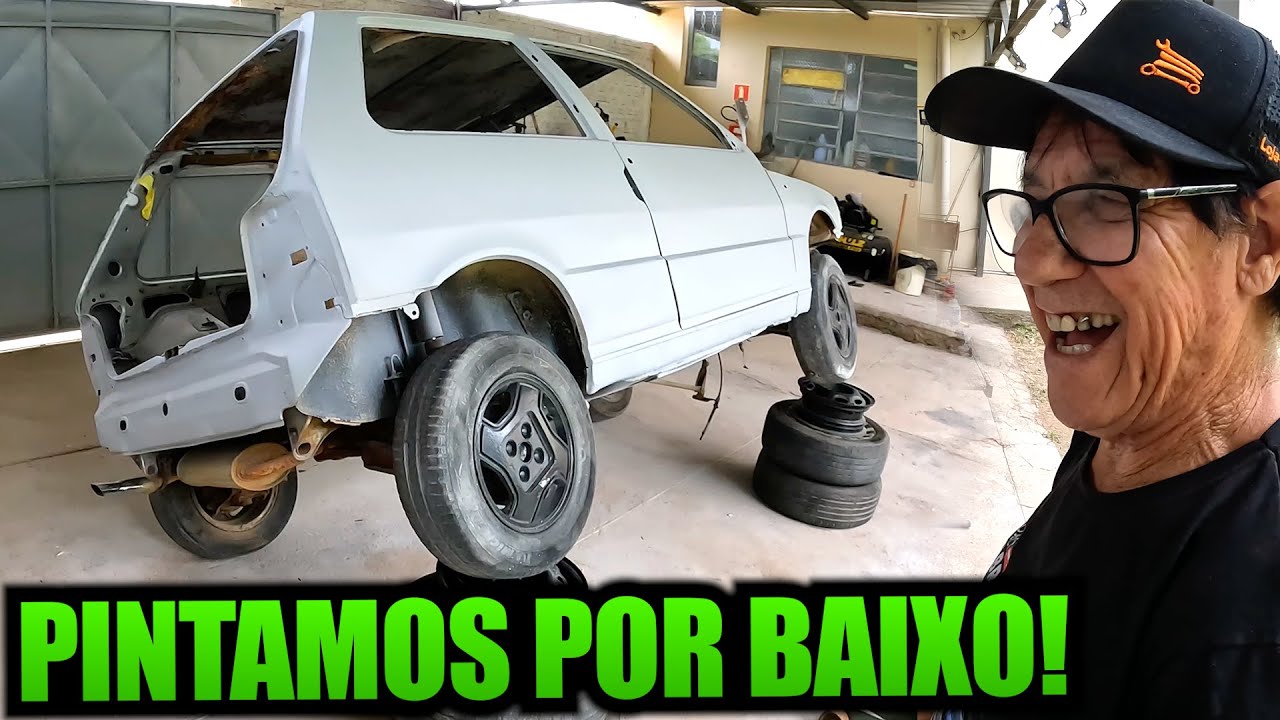 Pintamos O Uno Por Baixo! Reforma Do Uno 1.5 R Episódio 9