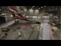 Qantas B747 Reconfiguration Time-lapse