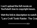 Lara Croft Tomb Raider: The Cradle of Life, PART 1 /9,full film/movie online part1