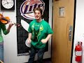 Carter dancing an Irish Jig