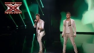 Нажмите для просмотра : Дуэт Two Voices - Даже если ты уйдешь - Сергей Лазарев - Восьмой прямой эфир - Х-фактор 4 - 14.12.13
