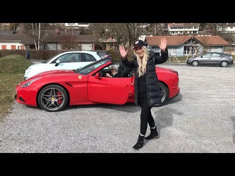 Teaching my grandma how to drive a Ferrari!!