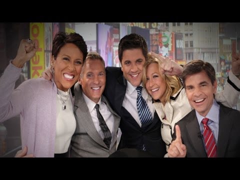 GMA - 'GMA' anchors take a fun stroll down memory lane through Sam's 25 years with ABC.