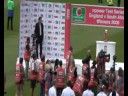 KP accepting his Man of the Match Award