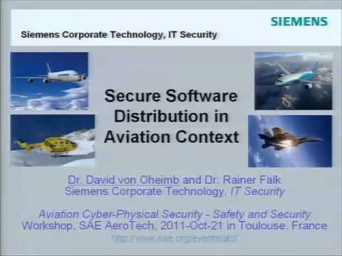 Secure Software Distribution in Aviation Context