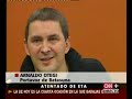 Compareixença del portaveu de Batasuna Arnaldo Otegi sobre l'acció armada d'ETA a l'aeroport espanyol de Barajas(Madrid). Solidaritat amb els afectats , valoració i anàlisi del succeït.