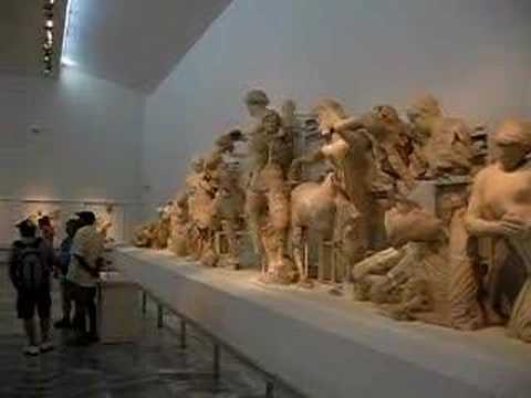Ancient Olympia Museum Temple Pediments