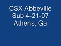 csx abbevile sub 4 21 07 athens ga