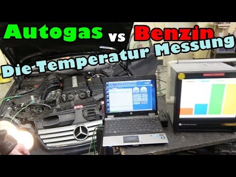 Autogas verbrennt heisser! Oder auch nicht! Die Messung