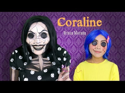 Coraline's Other Mother Makeup Tutorial
