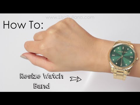 how to fit michael kors watch