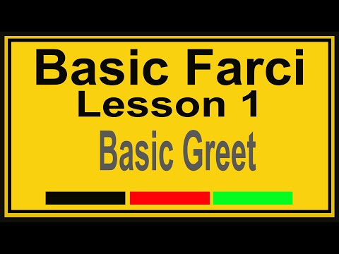 Learn Basic Farsi (Afghan)