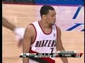 Travis Outlaw posterized Rodney Carney!! Monster dunk!!