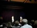 Lilian und ich singen beim Abschlussball