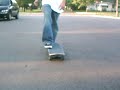 my friend did a lame skate trick... skate