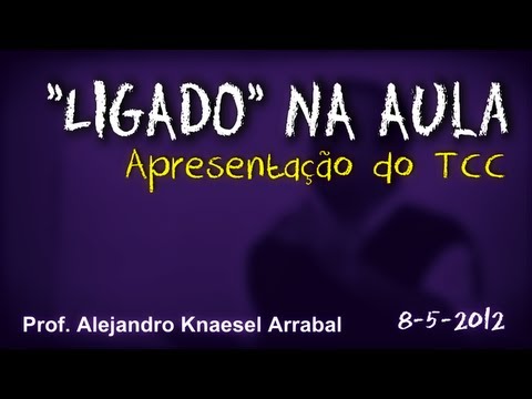 tcc - Aula ministrada em 8 de maio de 2012 para alunos da disciplina Prática da Pesquisa Jurídica. Trata da apresentação do TCC perante banca examinadora. Visite o...