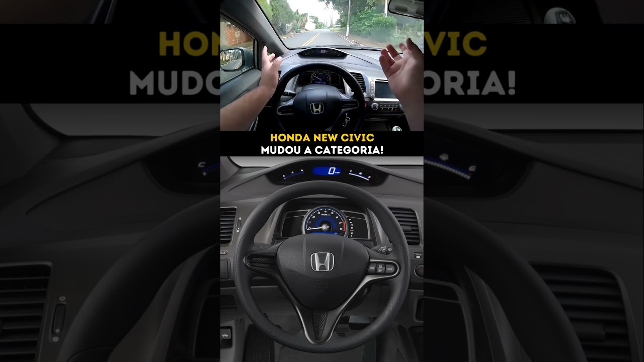 Honda New Civic mudou a categoria de sedãs!!! #newcivic