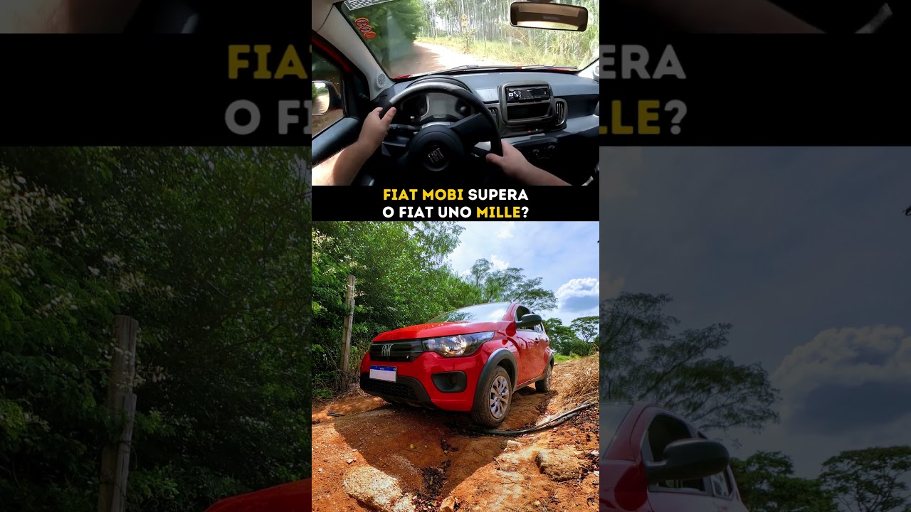 Fiat Mobi representa bem seu antecessor Fiat Uno Mille? #fiatmobi