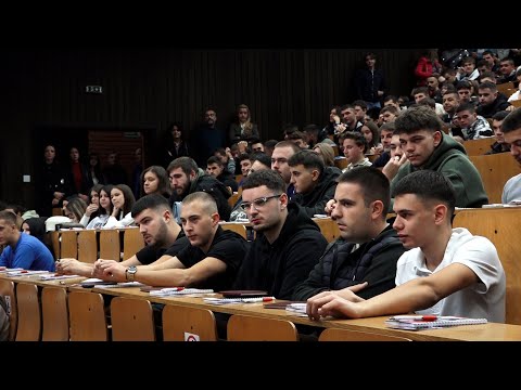 НА ФАKУЛТЕТУ ТЕХНИЧKИХ НАУKА У ЧАЧKУ ПРИРЕЂЕН СВЕЧАНИ ПРИЈЕМ ЗА БРУЦОШЕ