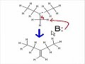E-1 Reaction of 2-bromo-3-methylpentane