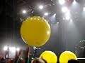 Coldplay- Yellow-with floating balls everywhere Coldplay- Yellow-with floating balls everywhere
