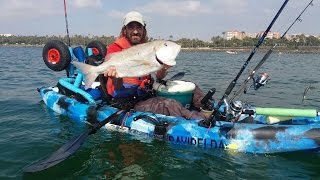 Pesca Dentón desde Kayak