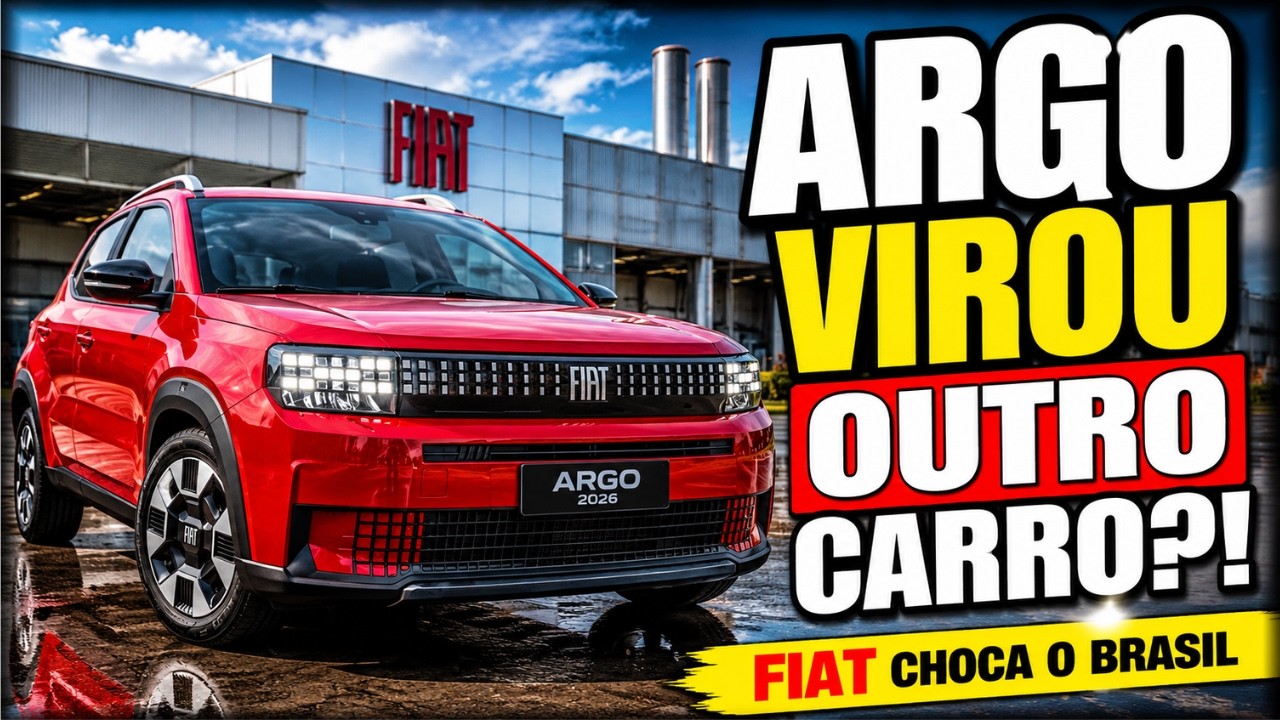 FIAT ARGO 2026: TUDO SOBRE o NOVO POPULAR que QUER DESTRONAR o POLO no BRASIL