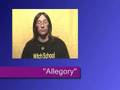 Witch Word - Meaning of 'Allegory'