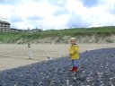 cas op het strand