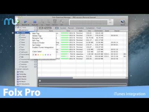 Folx Pro Screencast - MacUpdate Promo