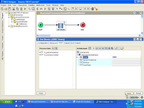 TIBCO Designer – Query Database With Parameter | Akasadika