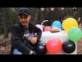 What better than to shoot .45's at your 45th birthday party. Steve Lee celebrates being 45.
