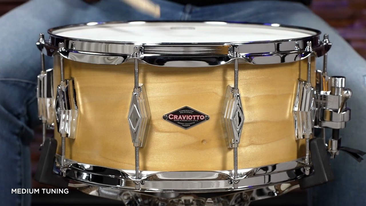 Craviotto Snare Drums at Memphis Drum Shop