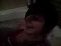 Gibbers does ice bath!!