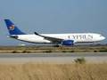 Cyprus Airways A330-243 takes off from larnaca