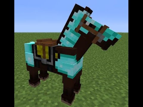 how to horse armor in minecraft