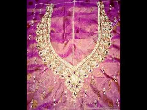 Hand embroidery blouses models from Lakmi tailors