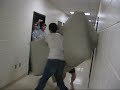 the footage used in a geico commercial!!!!!! jousting with mattresses