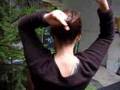 faire un chignon banane plumeau soi-même